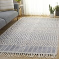 thumbnail image 2 of SAFAVIEH Natura Cordelia Southwestern Wool Area Rug, Ivory/Blue, 6' x 6' Square, 2 of 7