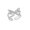 Silver, variant on Womens Butterfly Zircon Copper Adjustable Ring Dainty Elegant Fashion Jewelry For Everyday Wear And Occasions