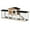 White#4, variant on Pet Playpen PawHut Wooden Rabbit Hutch, Indoor Elevated Guinea Pig Cage with Run, Ladder, Lockable Doors and Removable Tray, Coffee,Dog Crate