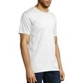 thumbnail image 3 of Hanes Men's and Big Men's Nano-T Short Sleeve Pocket Tee, Up To Size 3XL, 3 of 5