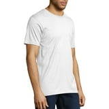 Hanes Men's and Big Men's Nano-T Short Sleeve Pocket Tee, Up To Size ...