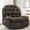 Brown, variant on Korser Power Swivel Rocker Recliner Chair with USB Ports Chenille for Living Room,Blue