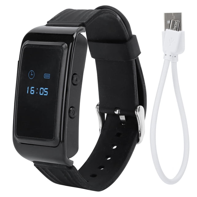 D6 1080P Grabación de voz Reloj de pulsera inteligente Grabadora de cámara portátil Smartband