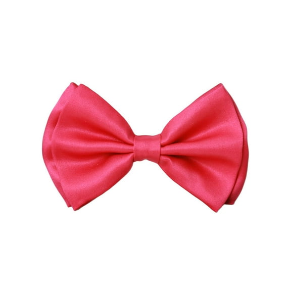 Bowtie 4.4 inches Hot Pink Double Fold