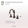 thumbnail image 5 of Water Creation 8.25" Lever Handles Brass Faucet in Brown/Bronze, 5 of 6