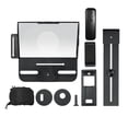thumbnail image 2 of Telepromter Teleprompter Grabación de teléfono y DSLR Mini Teleprompter para Pad Tablet Soporte para teléfono inteligente portátil Cámara con soporte para teléfono Anillos adaptadores de lente ancha p Meterk Telepromter, 2 of 7