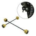 thumbnail image 3 of Miulika Wheel Fork Axle Frame Sliders Cap Crash golden, 3 of 9