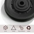 thumbnail image 3 of Hemoton Universal Pulley Wheels with Wear-Resistant Bearings for Gym Fitness Equipment Replacement Parts in Black, 3 of 6