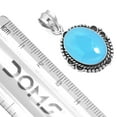 thumbnail image 2 of Natural Blue Chalcedony Pendant 925 Sterling Silver Handmade Jewelry, 2 of 3