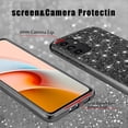 thumbnail image 5 of Compatible with Samsung A15 Case Glitter Shockproof, for Samsung Galaxy A15 5g Phone Case Bling Sparkly TPU and PC Silicone Shiny Girl Women Thin Protective Cover (Black), 5 of 14