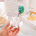 thumbnail image 2 of ABCISI 14ML Crystal-Glass Empty Perfume Bottle, Octagonal Vintage Refillable Small Essential Oil Bottles Home Decoration, Suitable for Custom Perfume and Essential Oil Collections (White & Green), 2 of 14