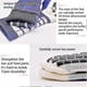 thumbnail image 3 of 3 Pairs Non Slip Socks, Anti Slip Non Skid Slipper Socks With Grips For Adults Men Women Elderly, 3 of 5
