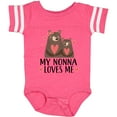 thumbnail image 3 of Inktastic My Nonna Loves Me Bear Boys or Girls Baby Bodysuit, 3 of 5