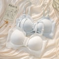 thumbnail image 2 of Ropa Interior Cómoda Sin Costuras Sujetador Push-Up De Niña Con Lazo, 2 of 5