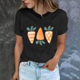 thumbnail image 2 of Plebaso T-Shirts de Pâques pour Femmes Manches Courtes Graphiques Hauts Imprimés Décontractés Mode pour Femmes, 2 of 6