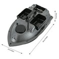 thumbnail image 2 of 52W Battery Powered Fishing Bait Boat RC Fishing Boat Remote Control Bait Boat for Hook Delivery Nesting, 2 of 24