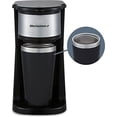 thumbnail image 1 of Elite Gourmet EHC112 Personal Single-Serve Compact Coffee Maker Brewer Includes 14Oz. Stainless Steel Interior Thermal Travel Mug, Compatible with Coffee Grounds, ReCaable Filter, 1 of 7