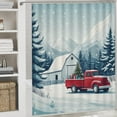 thumbnail image 5 of Bathroom Rugs Sets 4 Piece with Shower Curtain Sets, Autumn Bounty Pattern Printed on Bathroom Accessories Sets Complete, Ideal for Apartment RV College Dorm, 72 x 72 inches, 5 of 8