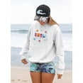 thumbnail image 2 of Colorful Buon Ferragosto Hoodie Women -Image by Shutterstock, Female x-Large, 2 of 4