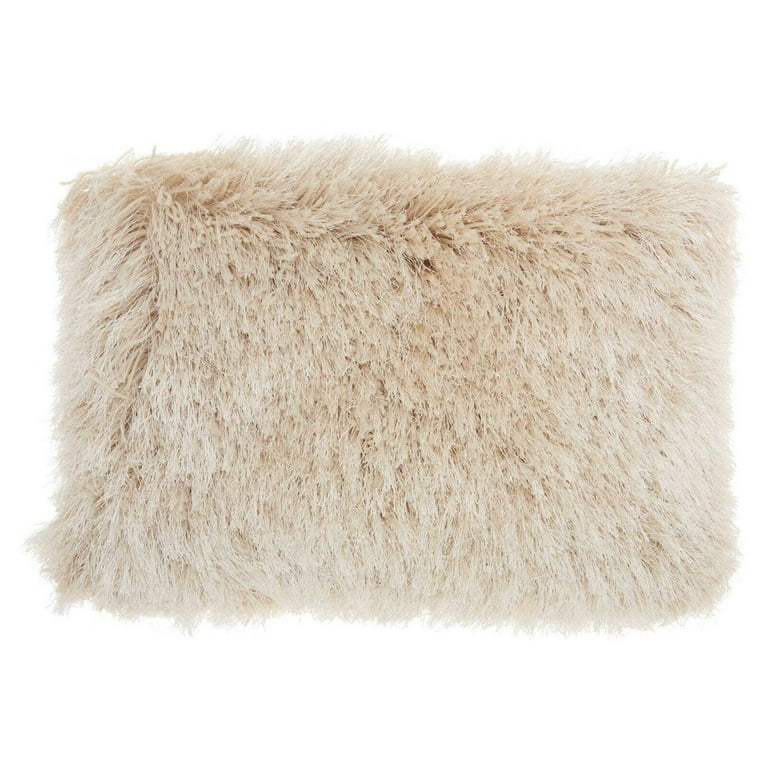 Shimmer shag pillow top