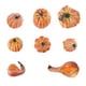 thumbnail image 1 of 8 piezas de simulación de calabaza de Halloween, accesorios de fotografía, calabaza artificial, calabaza decorativa (amarillo claro), 1 of 5