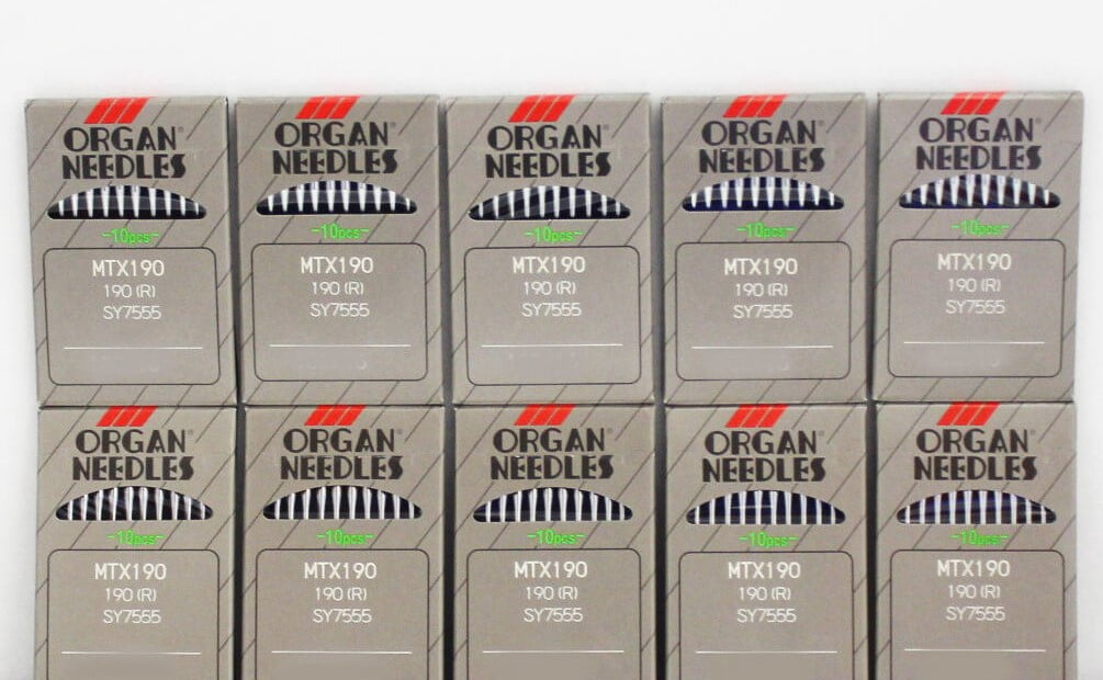 Teamwork 100 ORGAN  #18 190R, MTX190 SEWING MACHINE NEEDLES for PFAFF, ADLER