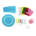 thumbnail image 3 of Kits de materiales para capó de Pascua DIY para niños, decoraciones para capó de Pascua, manualidades de apariencia bonita para niños para interiores, azul mayimx Gorro de Pascua, 3 of 9