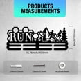 thumbnail image 2 of Medal Hanger Display Rack Hanger Awards Ribbon Holder Medal Hook Race Medal Display Wall Mount Medals Frame for Wall Over 50 Medals Easy to Install, 2 of 9