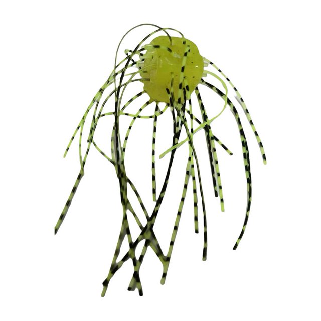 10pcs Soft Fishing Lure Dice Shape Whisker Design Bright Color Bait O6I2