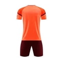 thumbnail image 5 of ITSAME Boys Soccer Jersey Set 2-Piece, Crewneck Tops and Shorts Quick-Dry Performance Football Outfits Orange Size 12-13, 5 of 6