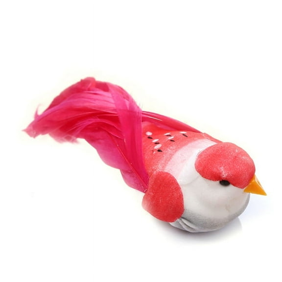 ZPAQI 12x Artificial Foam Feather Birds Simulation Bird DIY Craft Ornament Home Garden