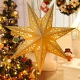 thumbnail image 4 of Colgantes colgantes de estrella hueca Decoración navideña 2024 para el hogar Regalos de Navidad Natal Noel Adornos navideños Año Nuevo 2025, 4 of 5