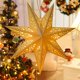 thumbnail image 2 of Colgantes colgantes de estrella hueca Decoración navideña 2024 para el hogar Regalos de Navidad Natal Noel Adornos navideños Año Nuevo 2025, 2 of 5