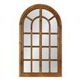 thumbnail image 2 of Kate and Laurel Boldmere Traditional Windowpane Accent Mirror, 22 x 38, Rustic Brown, Rustic Farmhouse-Inspired Home Decor, 2 of 6