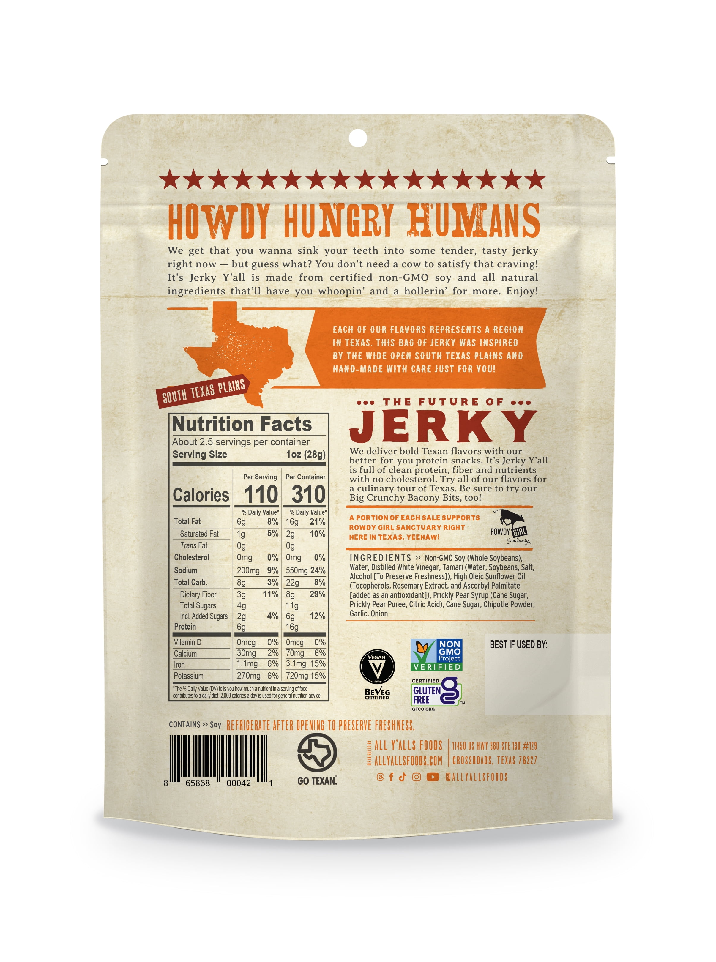Prickly Pear Chipotle Jerky | The Smarter Jerky 6-PACK
