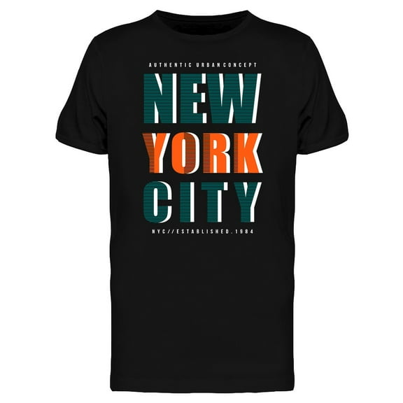 New York Urban Lines T-Shirt Men -Image by Shutterstock, Male Large