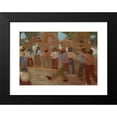 thumbnail image 2 of Pedro Figari 14x11 Black Modern Framed Museum Art Print Titled - Bochas Court (From 1880 Until 1938), 2 of 5