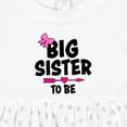 thumbnail image 4 of Inktastic Big Sister to Be with Bow and Arrow Girls Baby Dress, 4 of 5