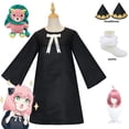 thumbnail image 2 of Anime Anya Forger Cosplay disfraz SPY X FAMILY vestido uniforme peluca calcetines León muñeca conjunto completo Halloween carnaval fiesta ropa XL Gao Jinjia LED, 2 of 2