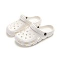 thumbnail image 1 of Blanco Mujeres Hombres Plantillas de soporte de arco Zapatos de jardín Zapatillas de verano Sandalias de playa, 1 of 5