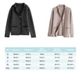 thumbnail image 3 of Guardurnaity Cárdigan de invierno para mujer, reemplazo de moda portátil, abrigo térmico cálido para mantener el hogar y la oficina, abrigo de punto para Prendas para la parte del cuerpo S Marrón Guardurnaity AP013160-06, 3 of 6