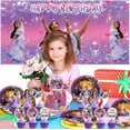 thumbnail image 3 of Isabella Encanto Party Supplies Decor Decorations Birthday Plates for Kids Tableware Balloons Cake Topper Fans, 3 of 7