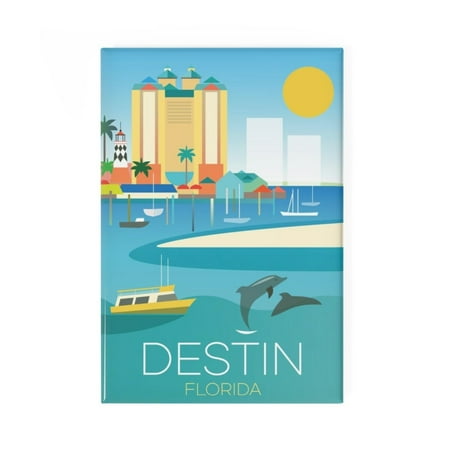 

DESTIN REFRIGERATOR MAGNET