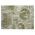 thumbnail image 2 of Addison Rugs Chantille Indoor/Outdoor Transitional Geometric Olive Washable Rectangle Rug, 1'8" x 2'6", 2 of 6