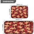 thumbnail image 3 of GZHJMY Kitchen Rug Set of 2, Christmas Gingerbread Cushioned Anti-Fatigue Kitchen Mat Non Slip Washable Floor Mat Comfort Standing Mats for Office, Home, Laundry Room Carpet Runner, 3 of 7