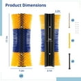 thumbnail image 5 of 4 Pcs Livestock Scratching Brushes, 17.1×7.2" Cattle Brushes with Screws for Mounting, Goat Brushes, Cattle Scratchers, Full Massage Grooming Brushes for Horses, Cows, Pigs, 5 of 6