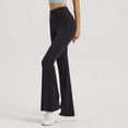 thumbnail image 5 of WXLWZYWL Flare Leggings for Women Seamless High Waisted Yoag Pants Bootcut Wide Leg Loose Fitted Trousers, 5 of 6