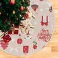 thumbnail image 5 of FMSHPON Valentine's Day Mother's Day Red Heart Love Xmas Christmas Tree Skirt Stand Mat for Holiday Party Decoration Indoor Outdoor 36 inches, 5 of 6