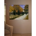thumbnail image 2 of Wallhogs Van Gogh Path in the Park at Arles (1888) Wall Mural, 2 of 2