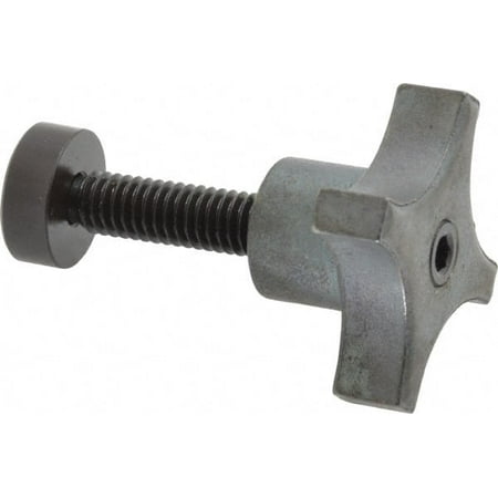 

Made in USA 5/16-18 Lobed Shoulder Swivel Pad Tip Steel Thumb Screw